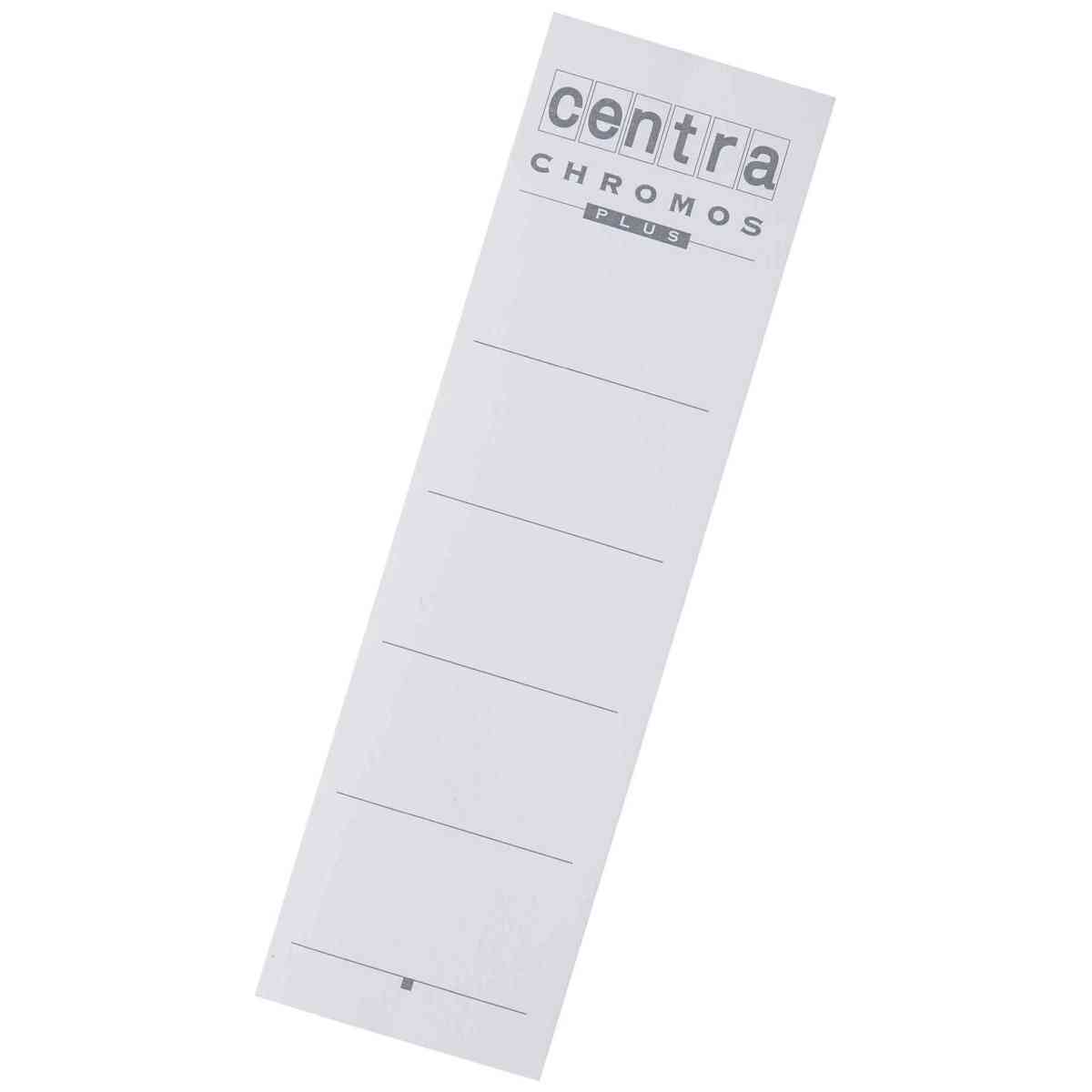 CENTRA Rückenschild für Chromos Ordner 80mm 10 Stück