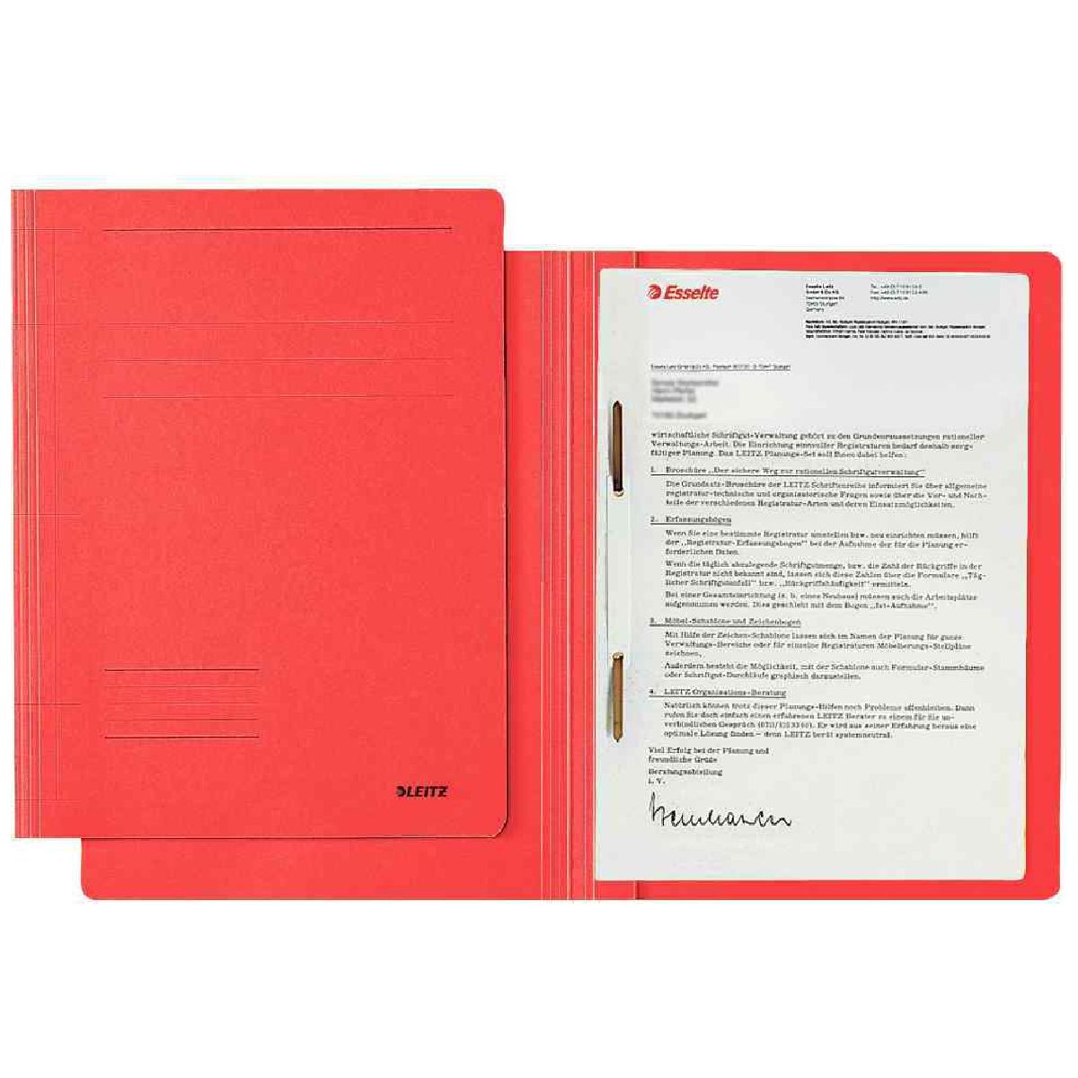 LEITZ Schnellhefter Fresh A4 rot
