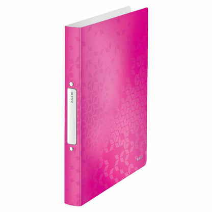 LEITZ Ringbuch WOW 4257 A4 PP 25mm 2-Ring pink metallic