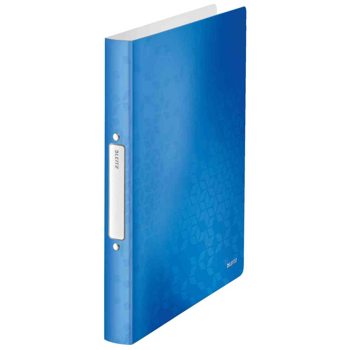 LEITZ Ringbuch WOW 4257 A4 PP 25mm 2-Ring blau metallic