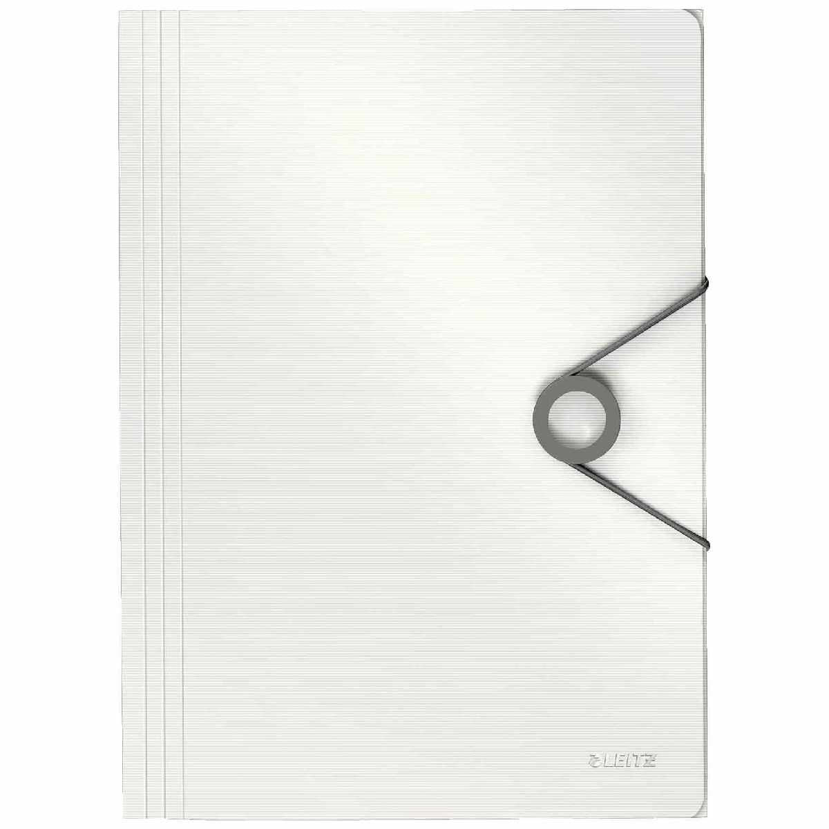 LEITZ Eckspannermappe SOLID 4563 A4 PP weiß