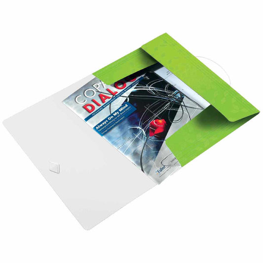 LEITZ Eckspannermappe WOW 4599 PP A4 metallic grün