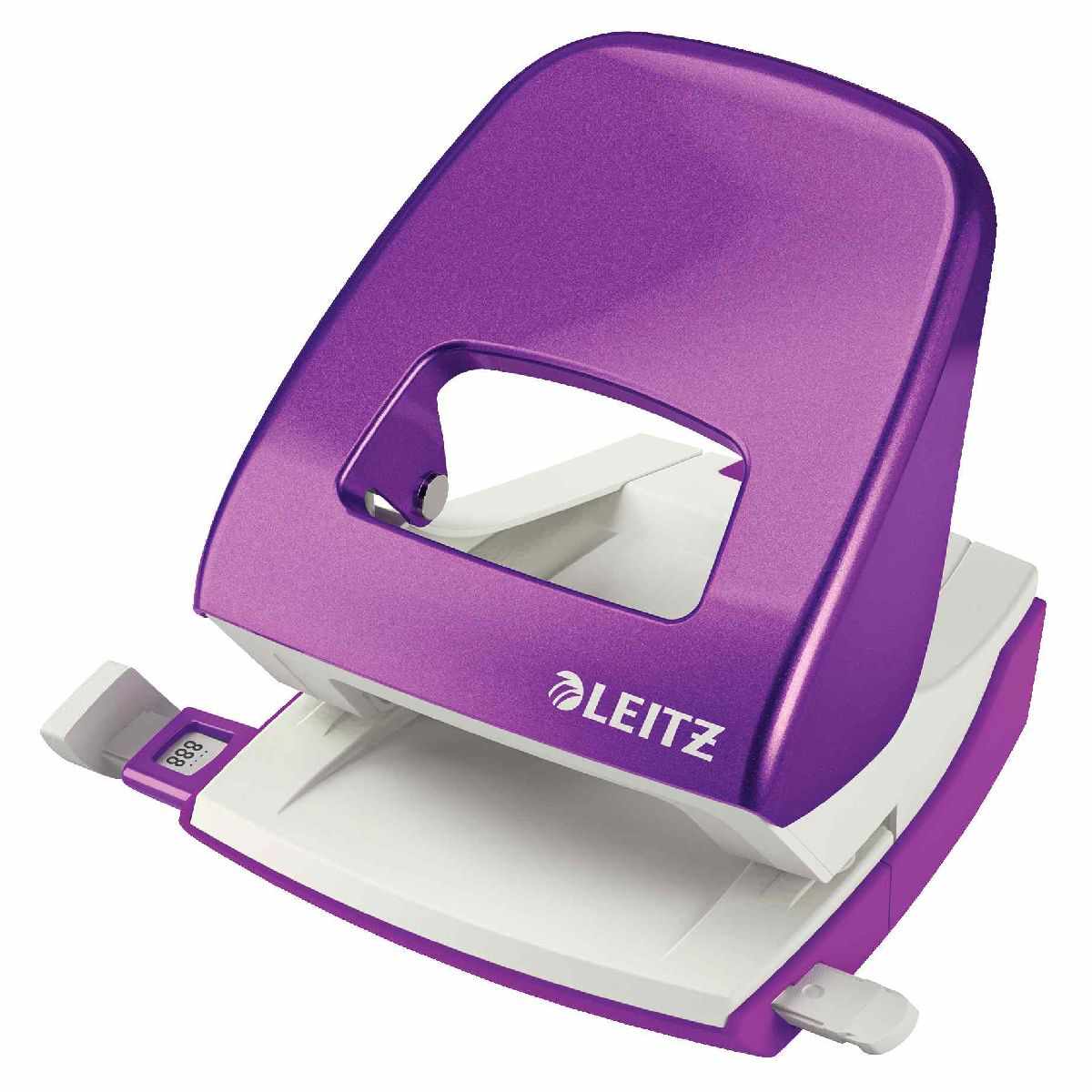 LEITZ Locher NeXXt 5008 Metall violett metallic bis 30 Blatt
