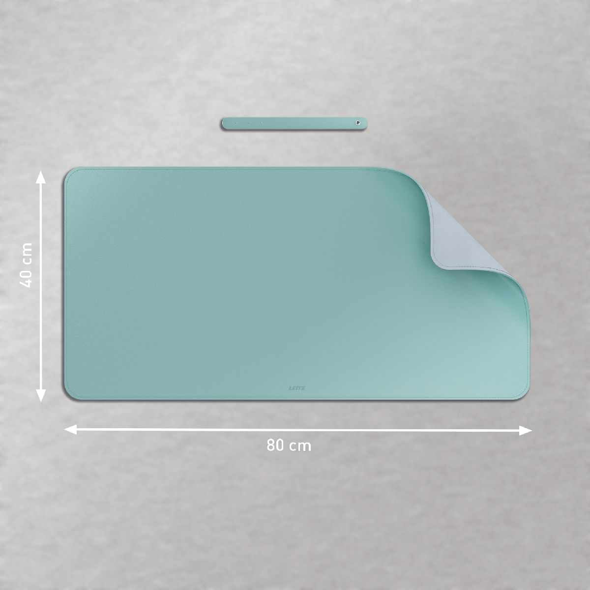 LEITZ Schreibunterlage Anti-Rutsch 80x40cm mint Soft-PVC *rollbar*