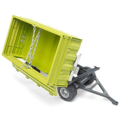 BRUDER 02203 Fliegl Dreiseitenkipper mit Aufsteckboardwand