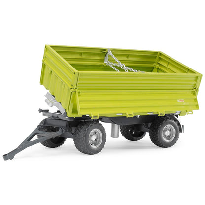 BRUDER 02203 Fliegl Dreiseitenkipper mit Aufsteckboardwand