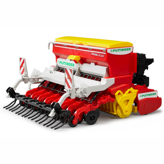 BRUDER 02347 Pöttinger Vitasem 302ADD Kreiselegge-Sämaschine