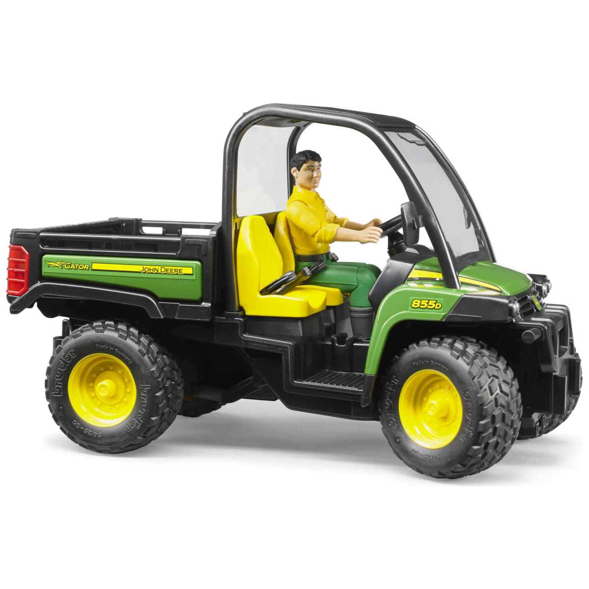 BRUDER 02490 John Deere Gator XUV 855D mit Fahrer