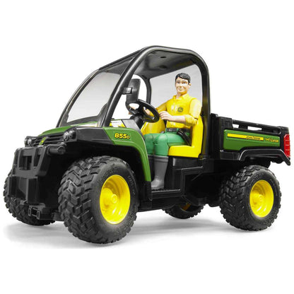 BRUDER 02490 John Deere Gator XUV 855D mit Fahrer