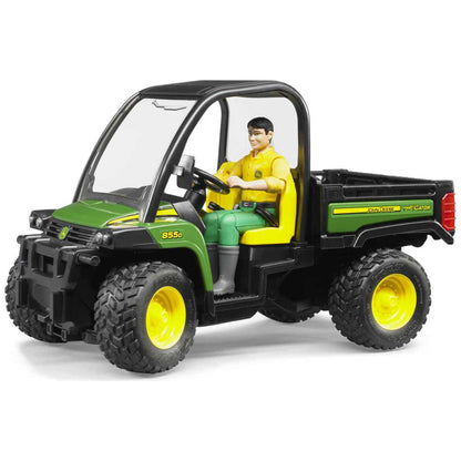 BRUDER 02490 John Deere Gator XUV 855D mit Fahrer