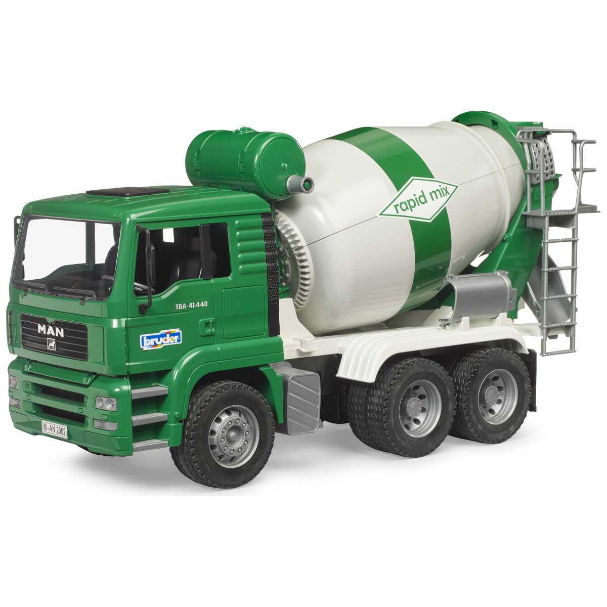 BRUDER 02739 MAN TGA Betonmisch-LKW rapid mix