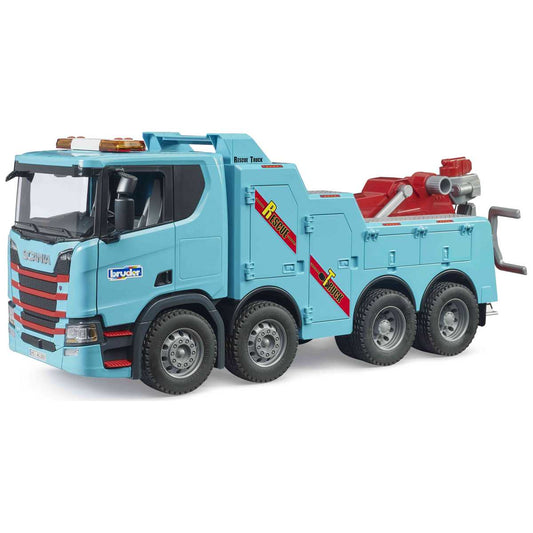 BRUDER 03553 Scania Super 560R Berge- und Abschlepp LKW mit L+S Modul