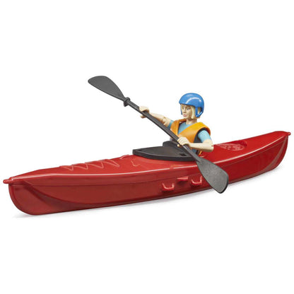 BRUDER 63155 bworld Kajak mit Figur