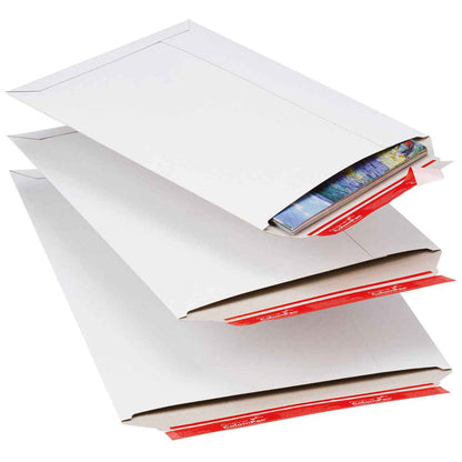 COLOMPAC Vollpapptasche A4+ CP012.04 weiß 245x345mm