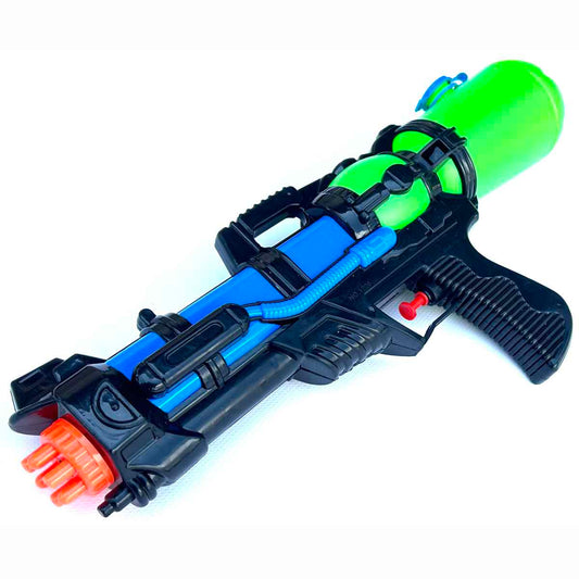 Wasserpistole Wasserkanone 38cm mit schwarz / neongrün