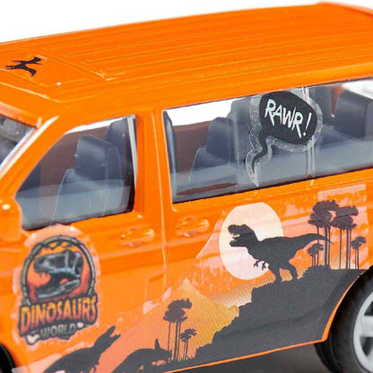 SIKU 1070 VW Multivan mit Dino-Stickern