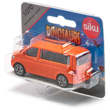 SIKU 1070 VW Multivan mit Dino-Stickern