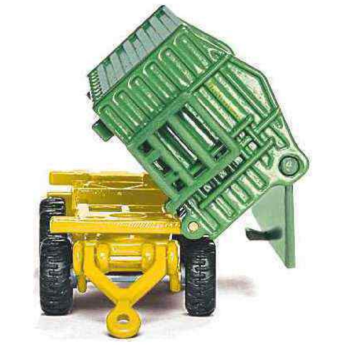 SIKU 1843 John Deere mit Frontlader und Anhänger 1:87