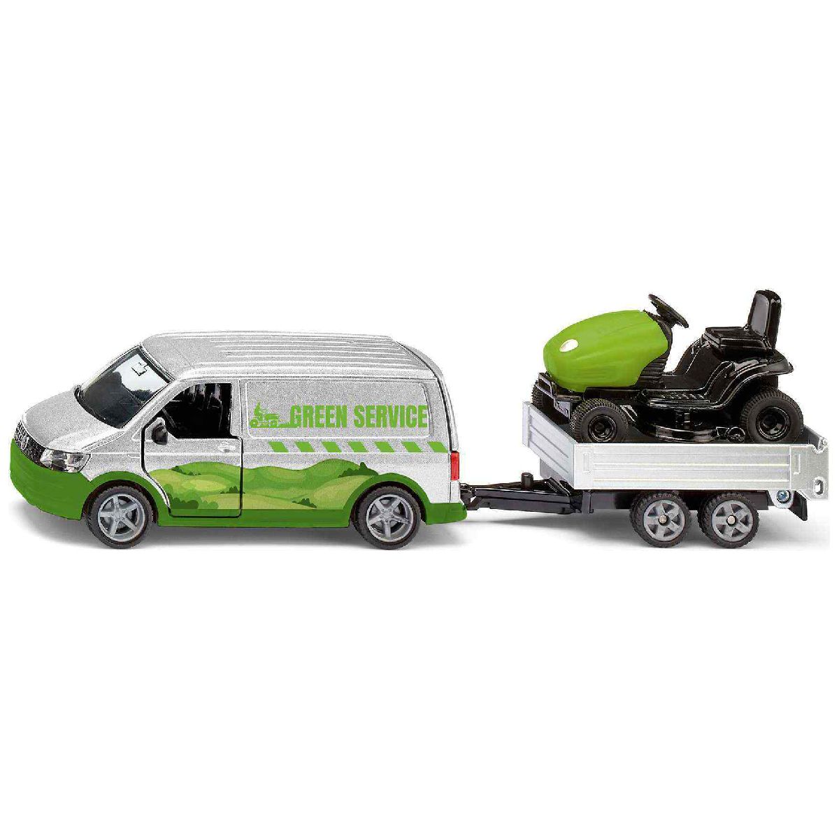 SIKU 2005 VW T6 mit Rasentraktor 1:50 *NEU 2026*