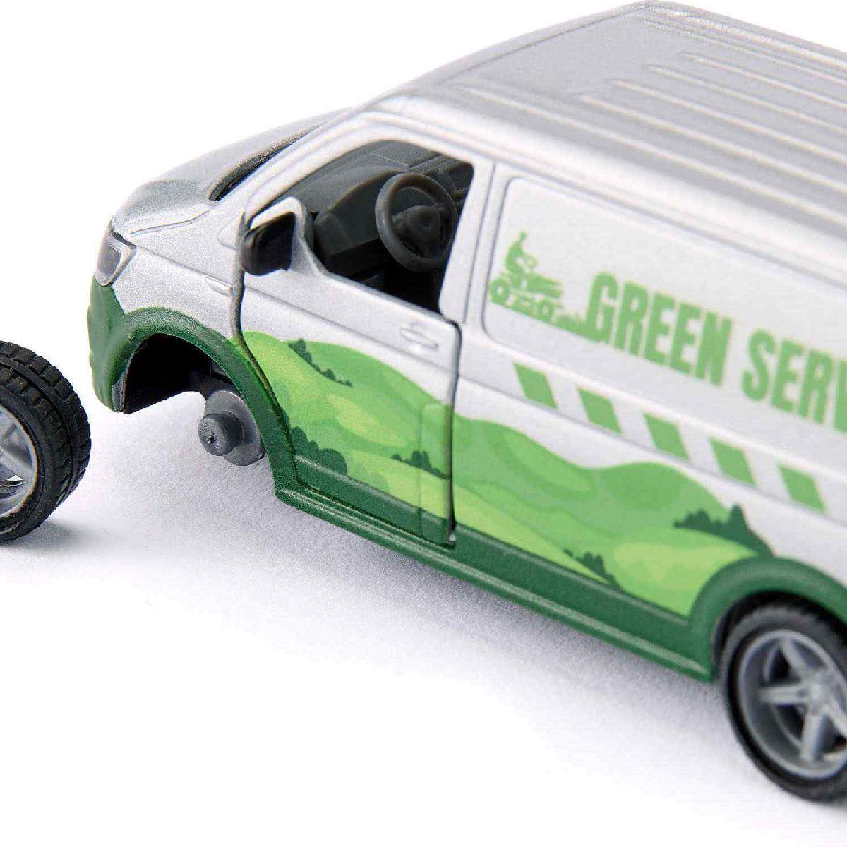 SIKU 2005 VW T6 mit Rasentraktor 1:50 *NEU 2026*