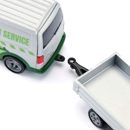 SIKU 2005 VW T6 mit Rasentraktor 1:50 *NEU 2026*