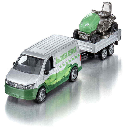 SIKU 2005 VW T6 mit Rasentraktor 1:50 *NEU 2026*
