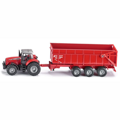 SIKU 1844 Massey Ferguson mit Anhänger 1:87