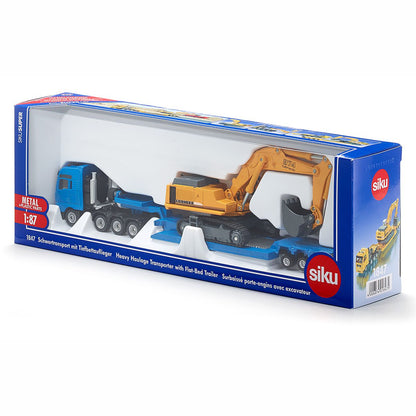 SIKU 1847 Schwertransport mit Tiefbettauflieger 1:87