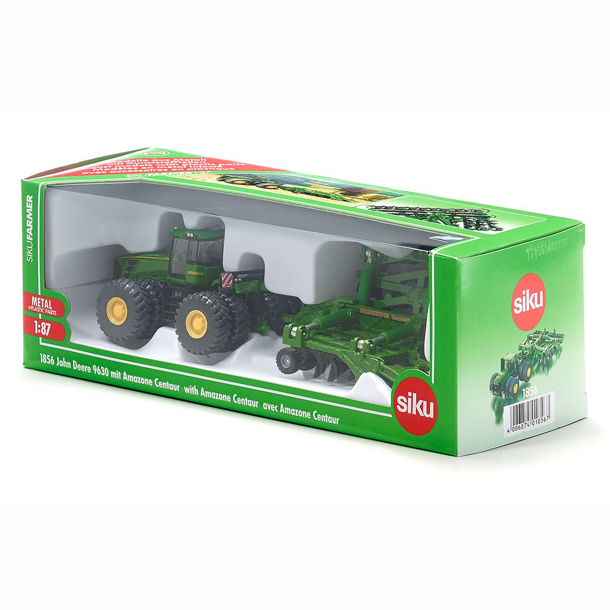 SIKU 1856 John Deere 9630 mit Amazone Centaur 1:87