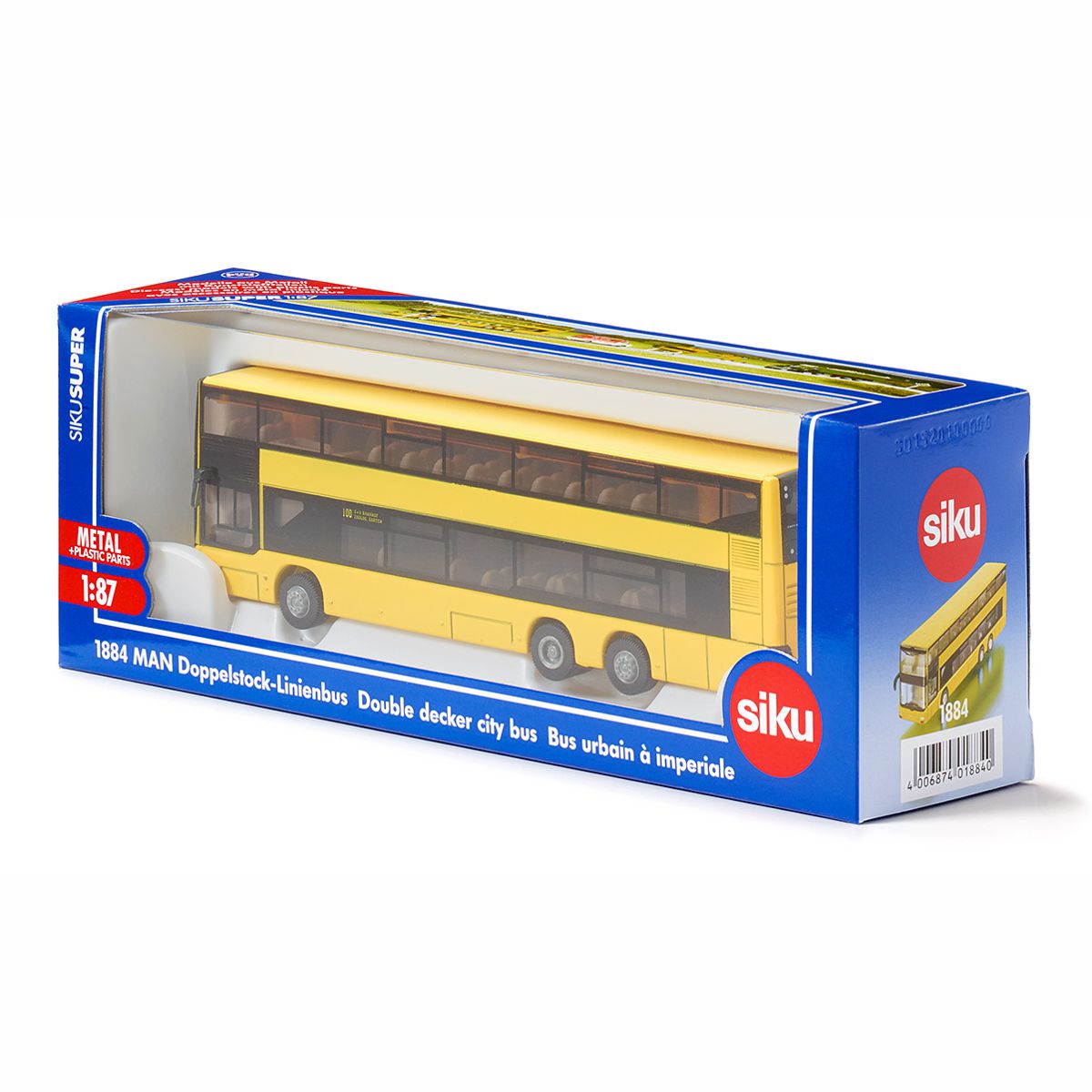 SIKU 1884 MAN Doppelstock Linienbus 1:87