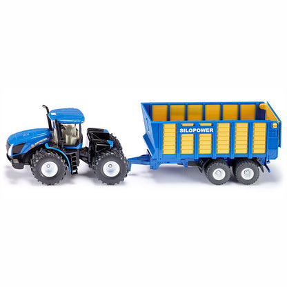 SIKU 1947 Traktor mit Silagewagen 1:50