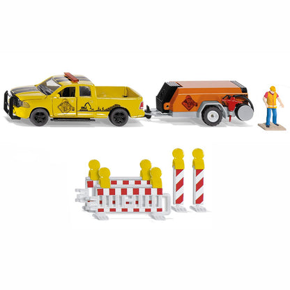 SIKU 3505 RAM 1500 mit Kompressoranhänge 1:50