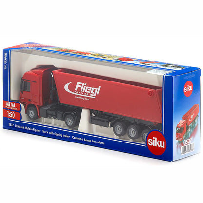 SIKU 3537 LKW mit Muldenkipper