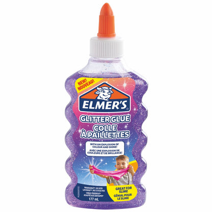 ELMERS Schulkleber 177ml Glitzerkleber violett