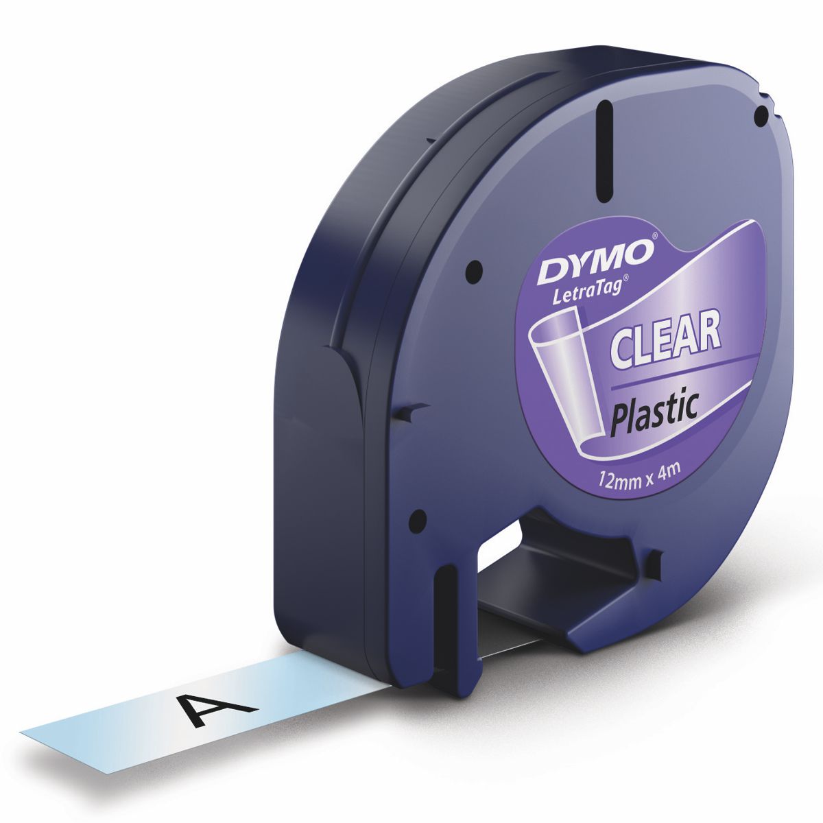 DYMO LetraTag Schriftband 16951 Kunststoff 12mmx4m transparent