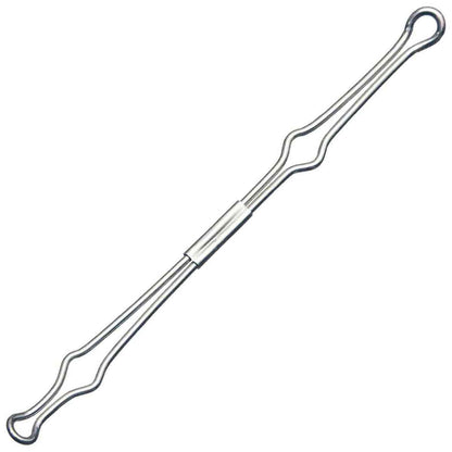 VELOFLEX Drahtniederhalter 2905 Metall 80mm Lochabstand 100 Stück
