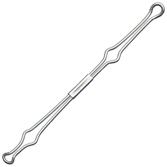VELOFLEX Drahtniederhalter 2905 Metall 80mm Lochabstand 100 Stück