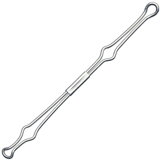 VELOFLEX Drahtniederhalter 2905 Metall 80mm Lochabstand 10 Stück
