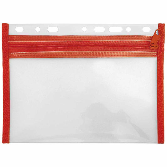 VELOFLEX VELOBAG XXS A5 rot Reißverschluß Tasche zum Abheften