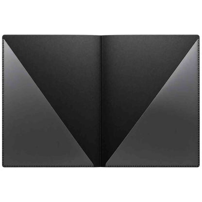 VELOFLEX Urkundenmappe / Angebotsmappe A4 schwarz mit 2 Innentaschen