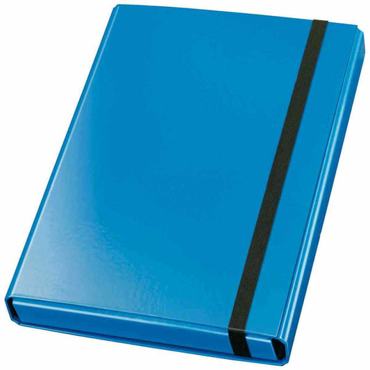 VELOFLEX Heftbox Velocolor 44433 A4 mit Gummizug 40mm blau