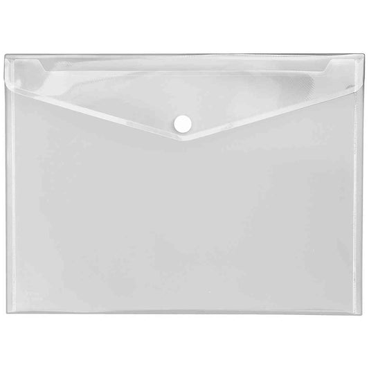 VELOFLEX Dokumententasche A3 Crystal transparent mit Klettverschluss