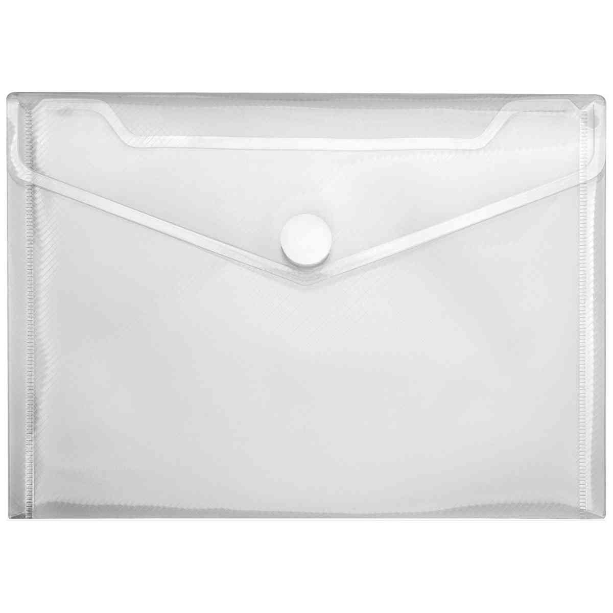 VELOFLEX Dokumententasche A5 4550100 transparent mit Klettverschluß