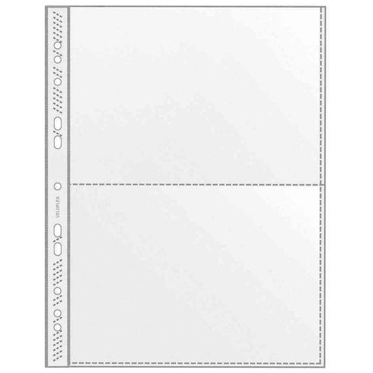 VELOFLEX Sammelhülle 5335 A4 auf 2 x A5 transparent 100 Stück