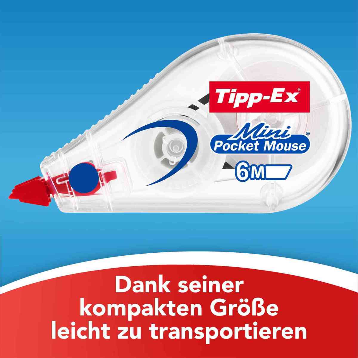 TIPP-EX Mini Pocket Mouse 5mm x 6m transparent