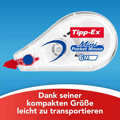 TIPP-EX Mini Pocket Mouse 5mm x 6m transparent