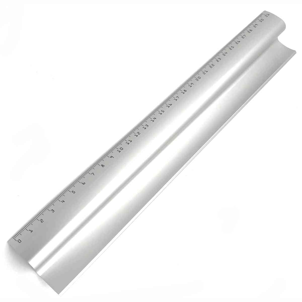 BRUNNEN Design Alu-Lineal 30cm mit Stiftablage -exklusive Ausführung-