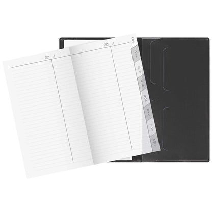BRUNNEN Taschenkalender Mod. 758 2027 A6 bordeaux 1 Seite = 1 Woche