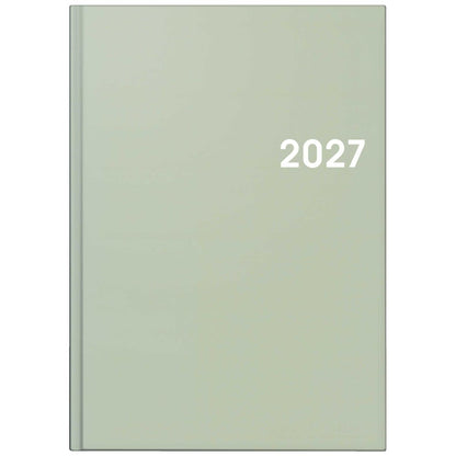 BRUNNEN Buchkalender Mod. 795 2027 A5 salbei 352 Seiten | 1 Tag = 1 Seite