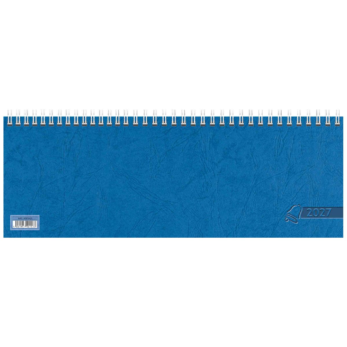 GLOCKEN Querterminbuch Schreibtischkalender 2027 29,7x10cm 2 Seiten = 1 Woche